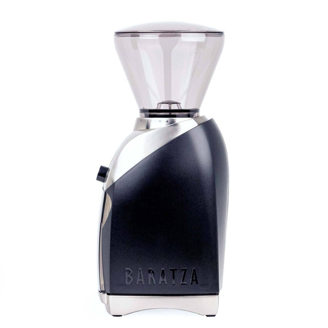 Baratza Virtuoso+ coffee grinder, side, Clive Coffee - Knockout