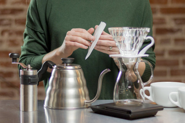 Hario V60 02 Paper Filters, Clive Coffee - Lifestyle