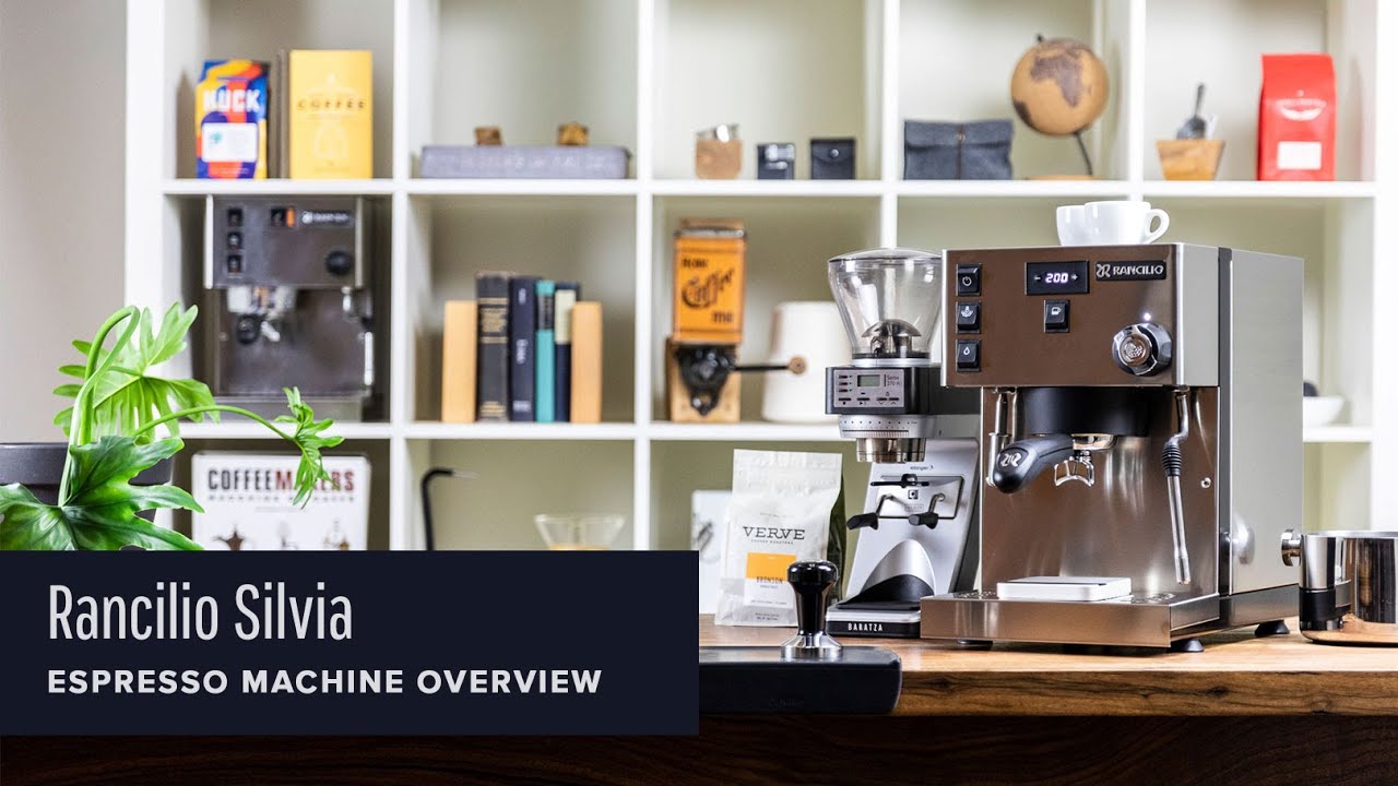 Rancilio Silvia Espresso Machine Overview Video by Clive Coffee