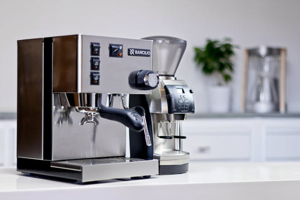 rancili silvia espresso machine with the baratza vario